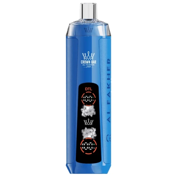 Blueberry Raspberry Al Fakher Crown Bar 8000 Pro disposable vape 8000 puffs mixed berry shisha flavor