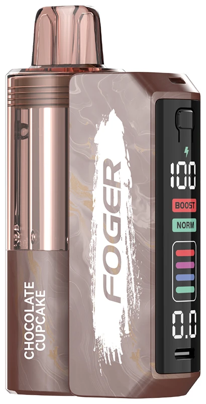 Chocolate Cupcake Foger Switch Pro Kit 30K Chocolate Cupcake Foger Switch Pro Kit 30K showing the detachable pod and power bank