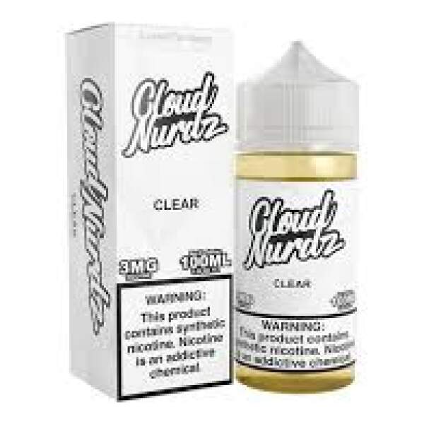 Clear Cloud Nurdz 100ml bottle unflavored e-juice 70VG/30PG dilution base
