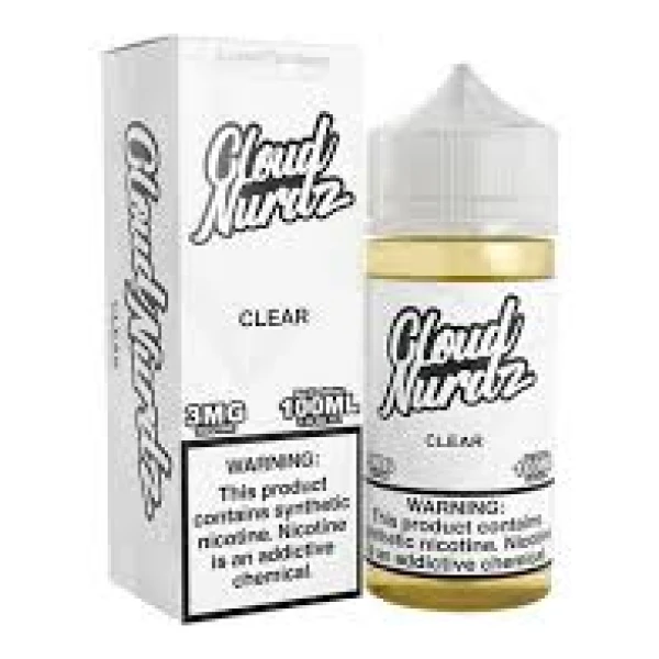 Clear Cloud Nurdz 100ml bottle unflavored e-juice 70VG/30PG dilution base
