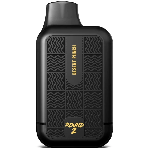 Desert Punch Tyson 2.0 Heavy Weight disposable vape with colorful tropical fruit design and bold branding.