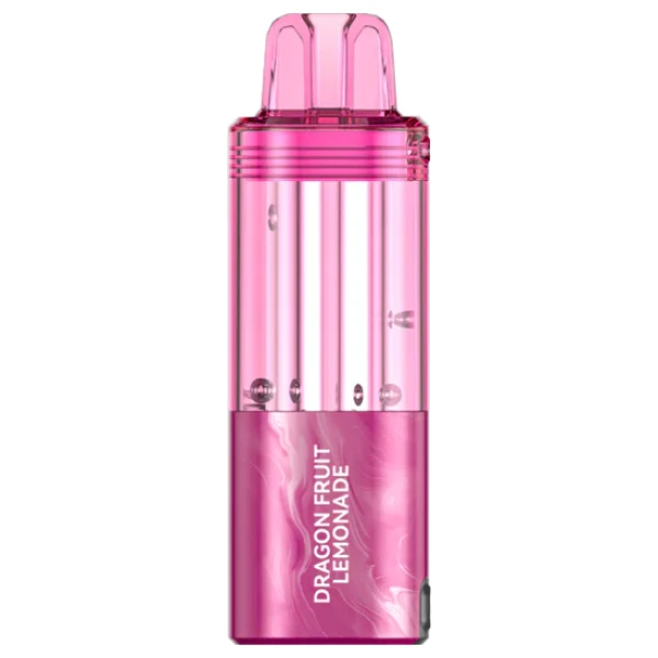 Dragon Fruit Lemonade Foger Switch Pro Pod 30K disposable vape with dragon fruit and lemonade imagery and sleek gradient design.
