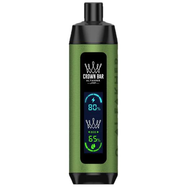 Menthol Al Fakher Crown Bar 8000 Pro DTL disposable vape pure mint cooling