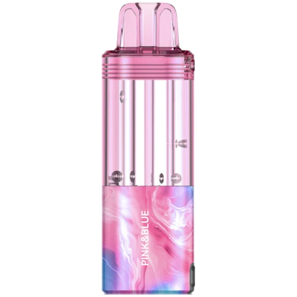 Pink & Blue Foger Switch Pro Pod 30K offers a fruity berry and icy blend in a 30K puff vape with dual mesh coil and USB-C fast charging.