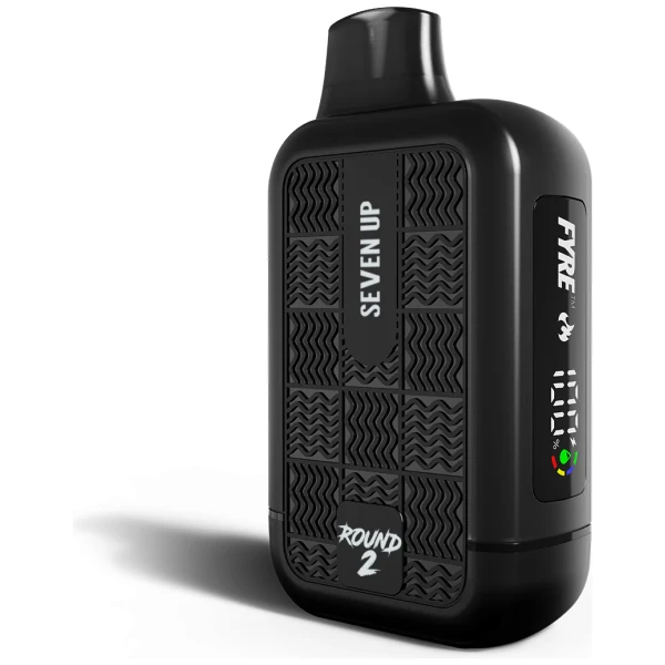 Seven Up Tyson 2.0 Heavy Weight disposable vape with lemon and lime soda-inspired design on the body.