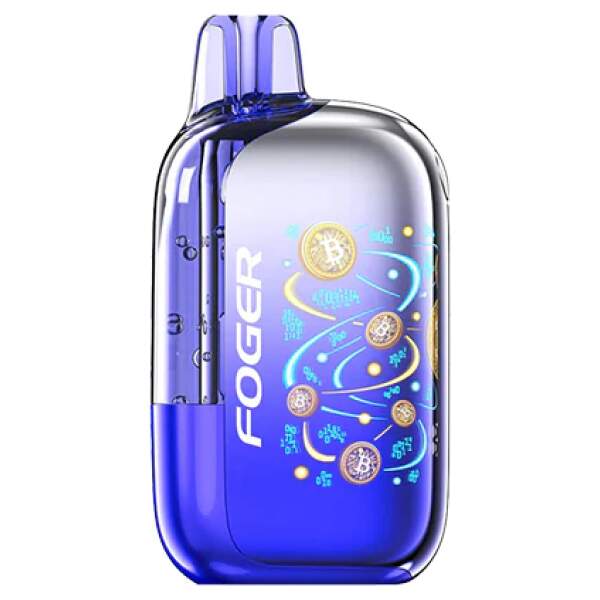 Sour Blackberry Gush Foger Bit 35K disposable vape with blackberry and sour candy-themed design.