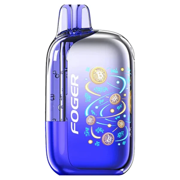 Sour Blackberry Gush Foger Bit 35K disposable vape with blackberry and sour candy-themed design.