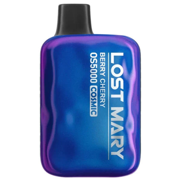 Berry Cherry Lost Mary OS5000 Zero Nic disposable vape with mixed berry and cherry graphics.
