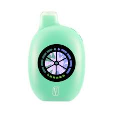 Slushy / Lemon UT 50K disposable vape with lemon and icy slushy artwork on a sleek device with smart screen.