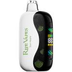 Sour Apple Oasis Ripe Vapes Oak 35K disposable vape with green apple and sour-themed artwork.