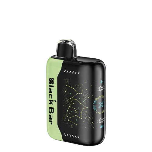 Grape B-Pop Black Bar Universe X disposable vape with purple grape candy-style graphics on the device.