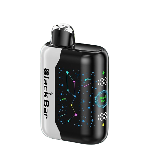 Gummy Bear Black Bar Universe X disposable vape with colorful gummy bear candy graphics on the device.