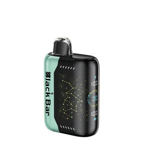 Wild Berries Black Bar Universe X disposable vape with mixed wild berry fruit graphics on the device.