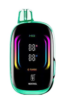 Menthol Float Mello Pro 50K A Menthol Float Mello Pro 50K disposable vape with icy menthol float graphics and full smart screen display. by Vape4Less.
