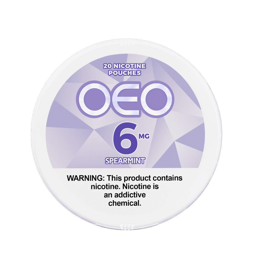 A Spearmint OEO Nicotine Pouches by Vape4Less.
