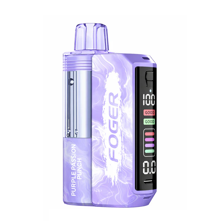 A Purple Passion Punch Foger Switch Pro 30K disposable vape flavor by Vape4Less.