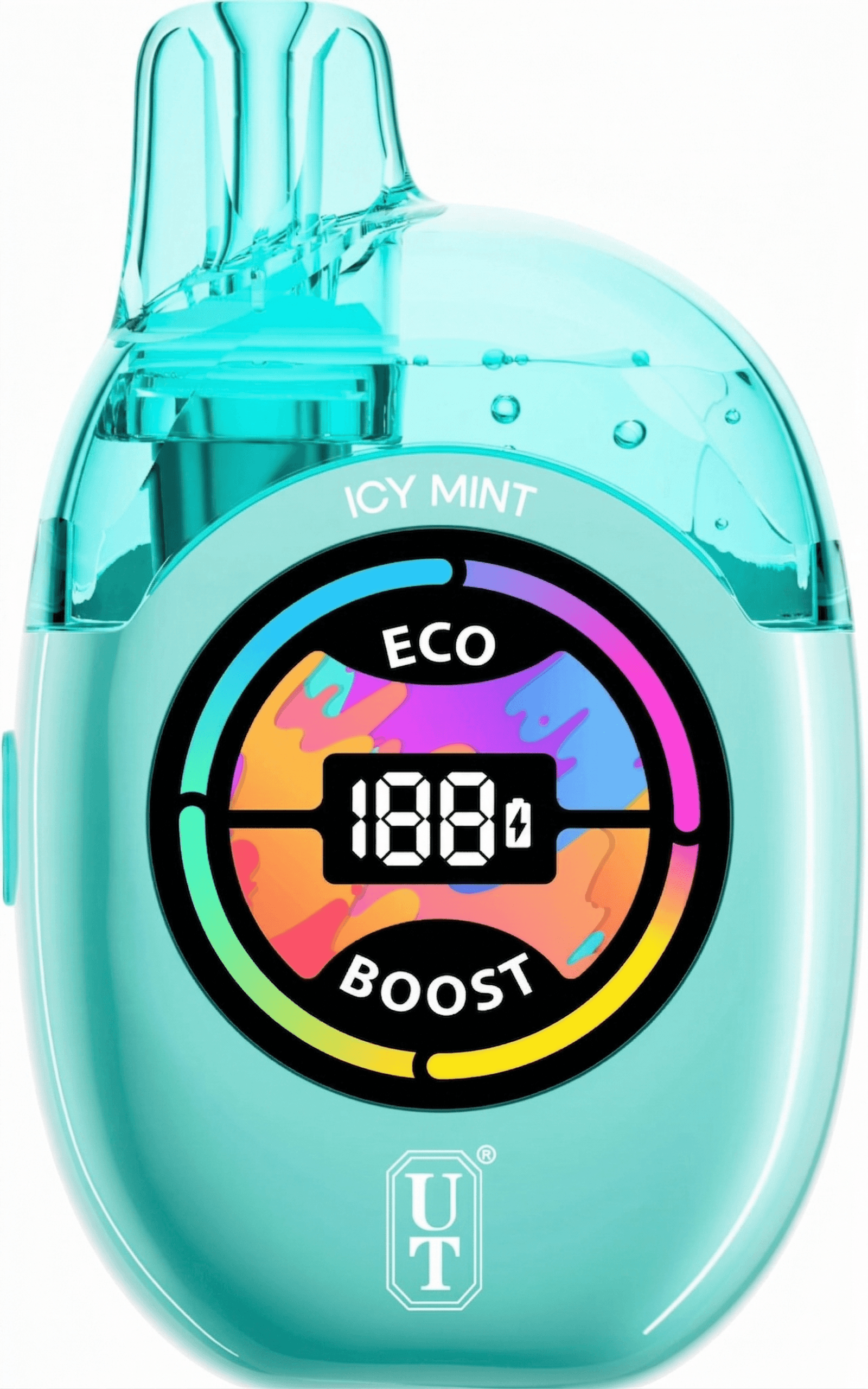 Icy Mint UT Clear Tank 50K Disposable Vape - Intense Arctic Menthol Flavor