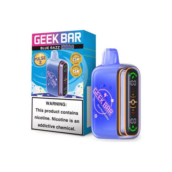 Blue Razz Hubba Geek Bar Pulse X2 50K