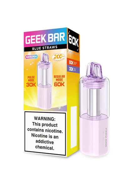 Blue Straws Geek Bar Mate Pod 60K Blue Straws Geek Bar Mate Pod 60K