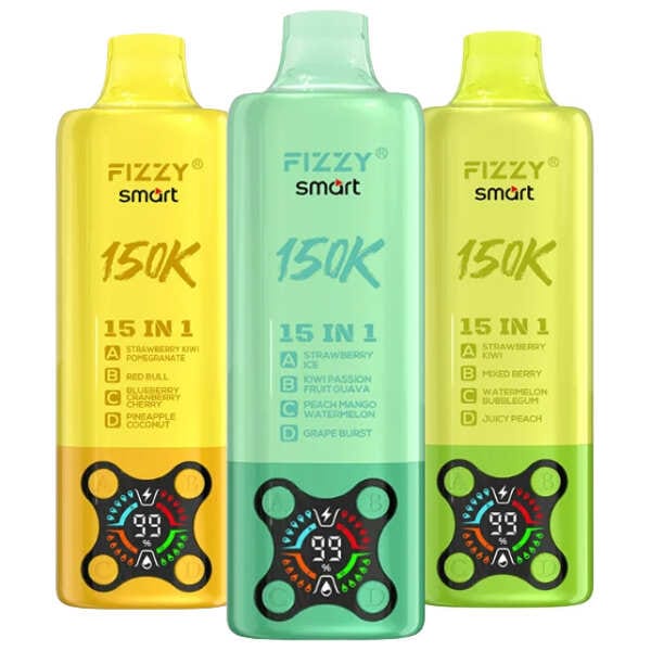Fizzy Smart 150K Puffs 15in1 Disposable Vape
