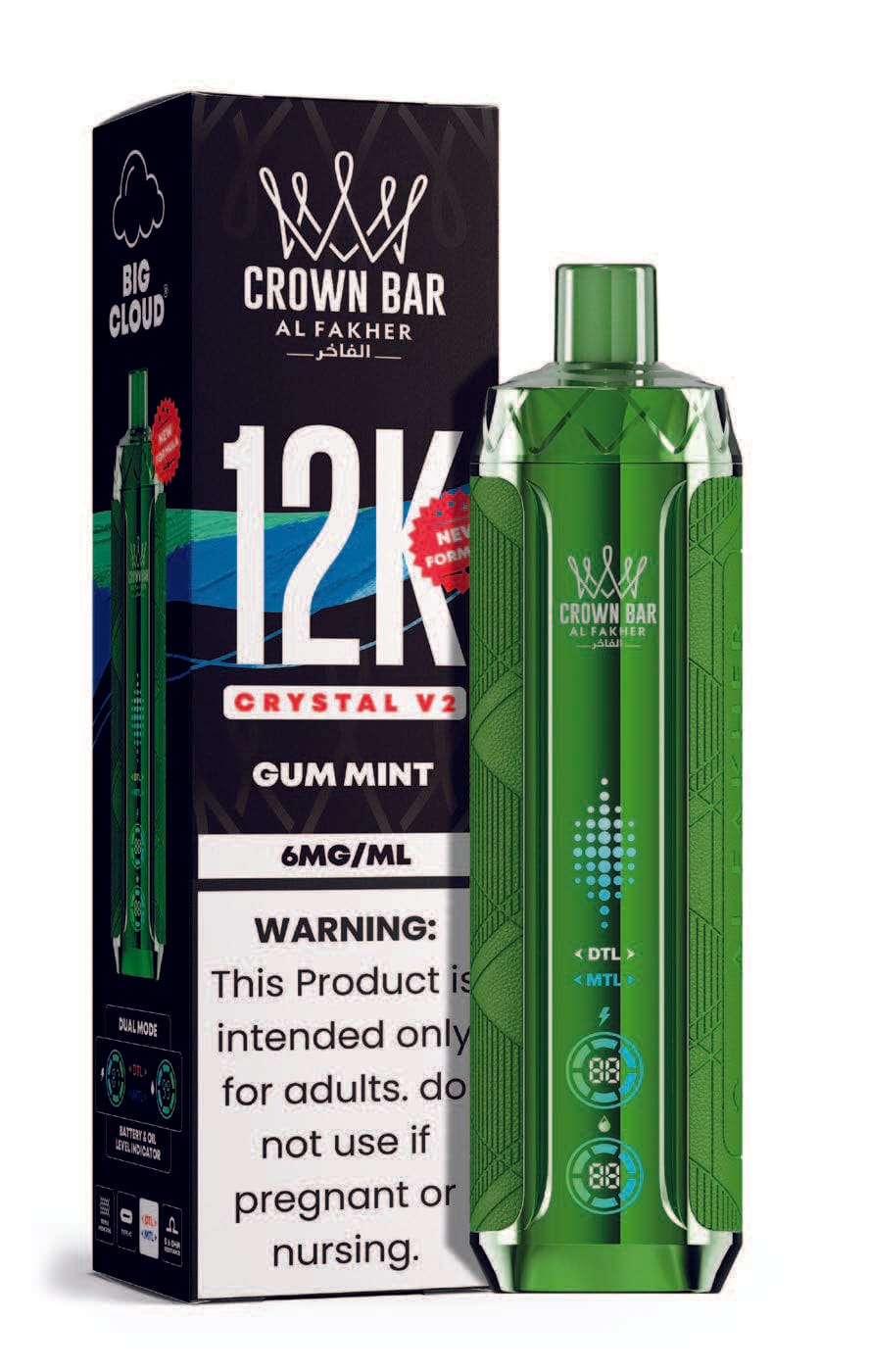 Gum Mint Al Fakher Crown Bar Crystal V2 12K
