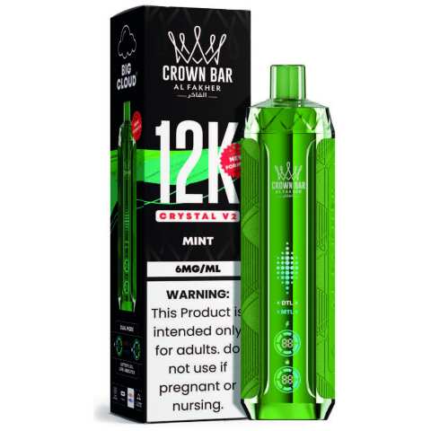 Mint Al Fakher Crown Bar Crystal V2 12K