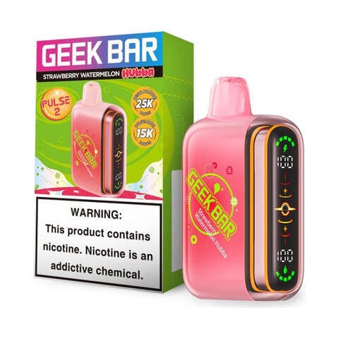 Strawberry Watermelon Hubba Geek Bar Pulse X2 50K Disposable Vape