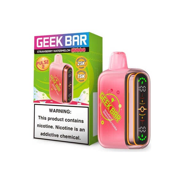 Strawberry Watermelon Hubba Geek Bar Pulse X2 50K Disposable Vape