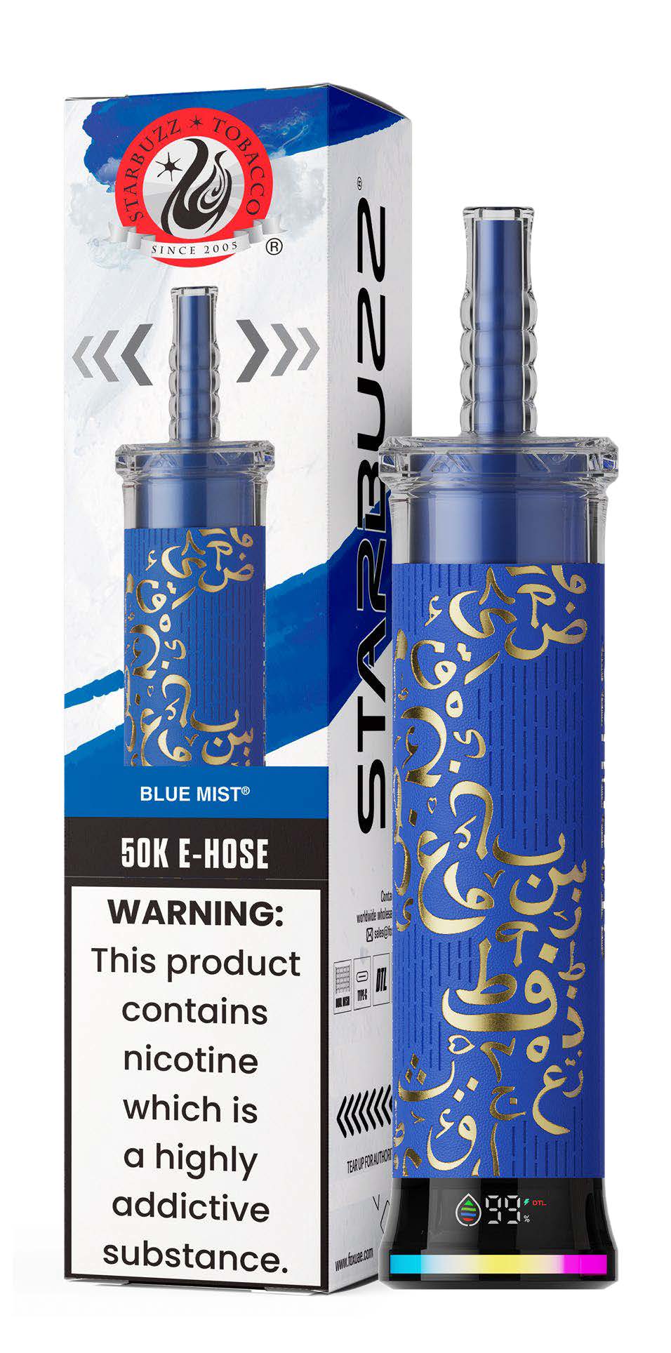 Blue Mist Starbuzz E-Hose 50K Blue Mist Starbuzz E-Hose 50K Disposable Vape