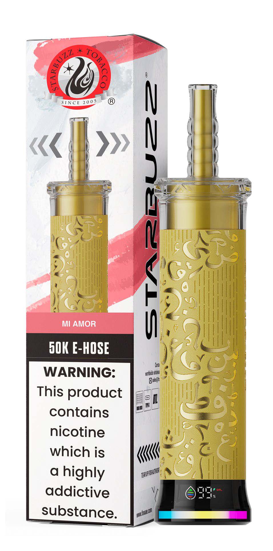 Mi Amor Starbuzz E-Hose 50K Mi Amor Starbuzz E-Hose 50K Disposable Vape