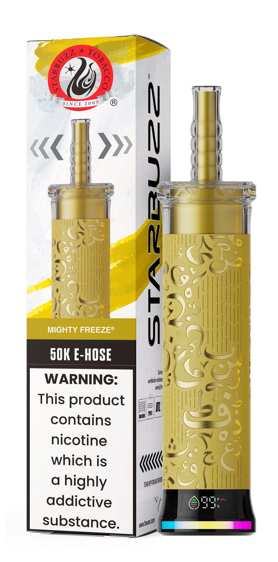 Mighty Freeze Starbuzz E-Hose 50K Mighty Freeze Starbuzz E-Hose 50K Disposable Vape
