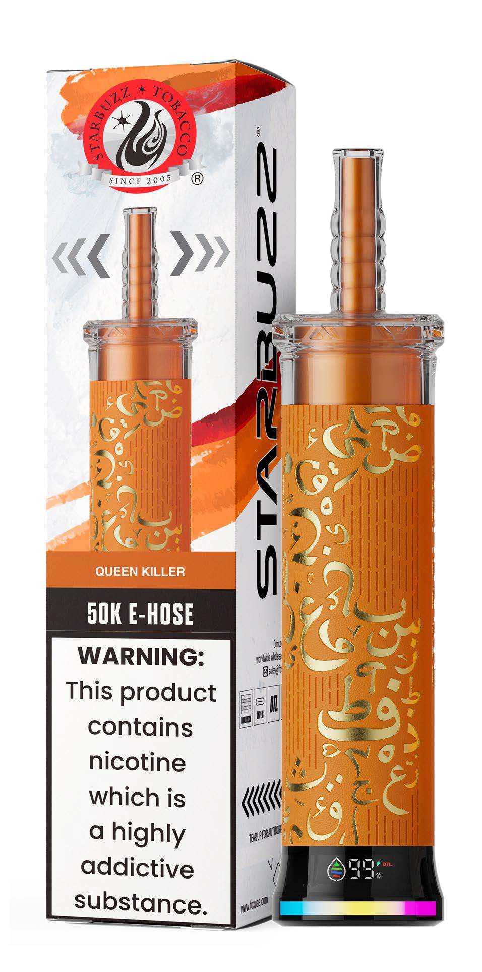 Queen Killer Starbuzz E-Hose 50K Queen Killer Starbuzz E-Hose 50K Disposable Vape