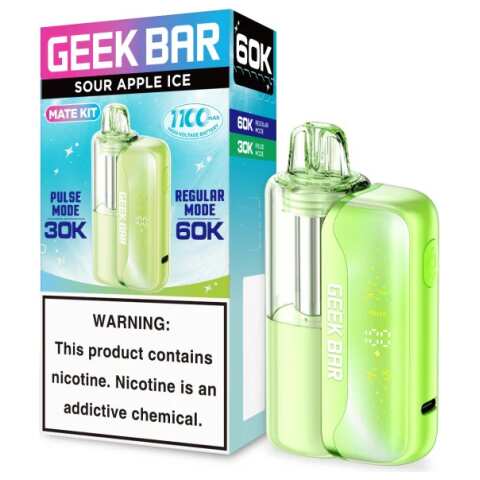 Sour Apple Ice Geek Bar Mate Kit 60K