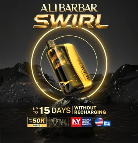 Ali Barbar Swirl 50K Mobile Banner