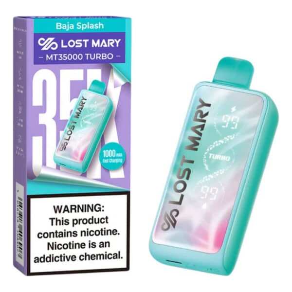 Baja Splash Lost Mary MT35000 Turbo Disposable Vape 35000 Puffs