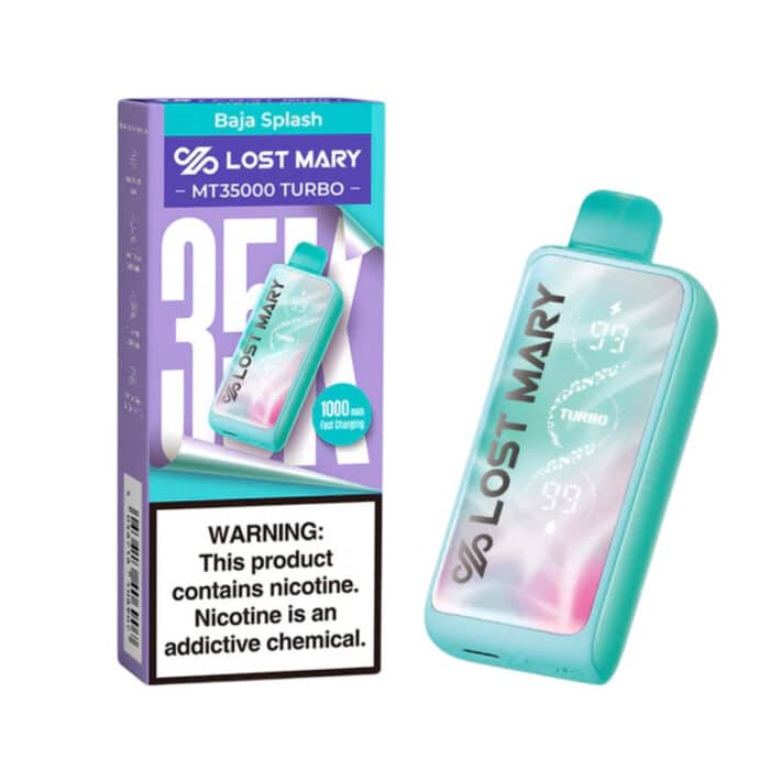 Baja Splash Lost Mary MT35000 Turbo Baja Splash Lost Mary MT35000 Turbo Disposable Vape 35000 Puffs