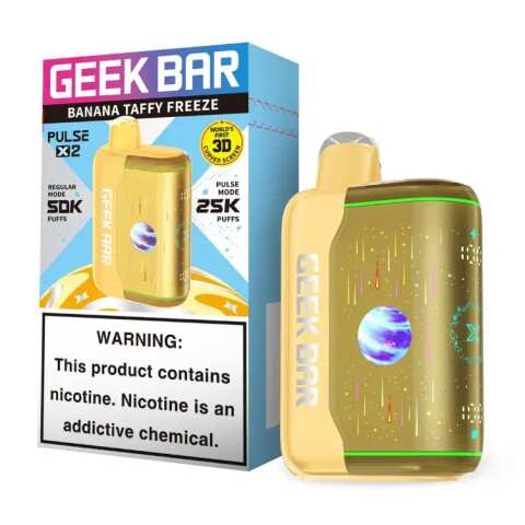 Banana Taffy Freeze Geek Bar Pulse X2 50K Disposable Vape