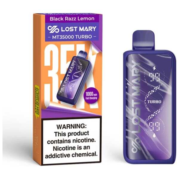 Black Razz Lemon Lost Mary MT35000 Turbo