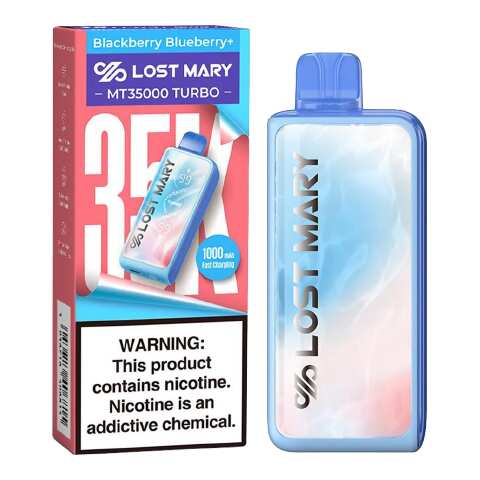 Blackberry Blueberry Lost Mary MT35000 Turbo Disposable Vape 35000 Puffs