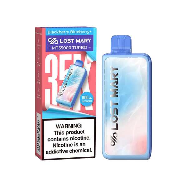 Blackberry Blueberry Lost Mary MT35000 Turbo Disposable Vape 35000 Puffs