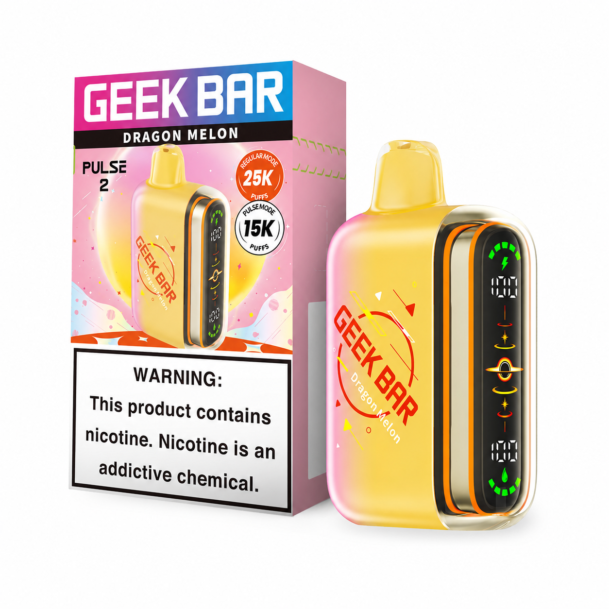Dragon Melon Geek Bar Pulse 2 25K Disposable Vape