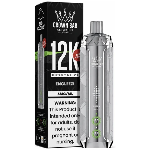 Engleezi Al Fakher Crown Bar Crystal V2 12K Disposable Vape