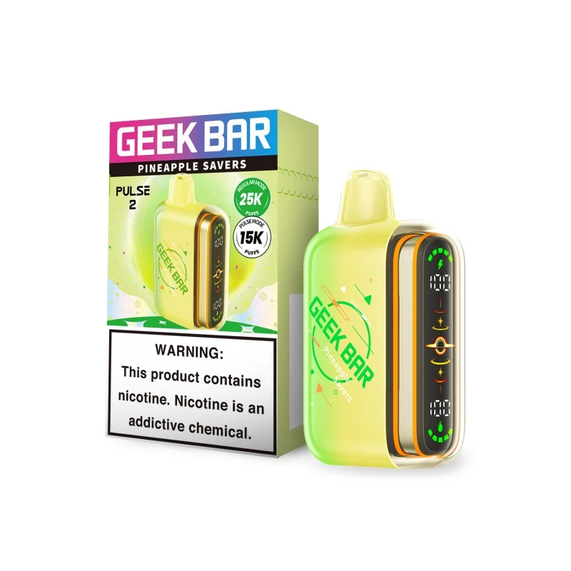 Pineapple Savers Geek Bar Pulse 2 25K Disposable Vape