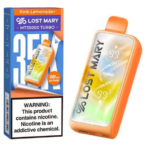 Pink Lemonade Lost Mary MT35000 Turbo Disposable Vape 35000 Puffs