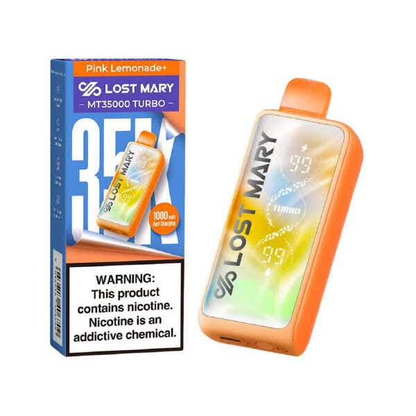 Pink Lemonade Lost Mary MT35000 Turbo Disposable Vape 35000 Puffs
