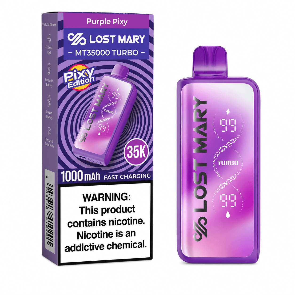 Purple Pixy Lost Mary MT35000 Turbo