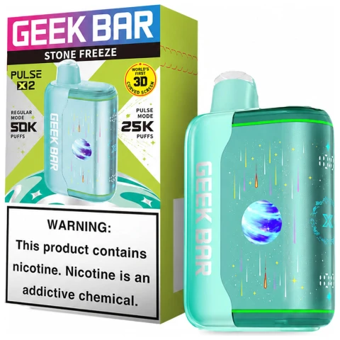 Stone Freeze Geek Bar Pulse X2 50K Disposable Vape