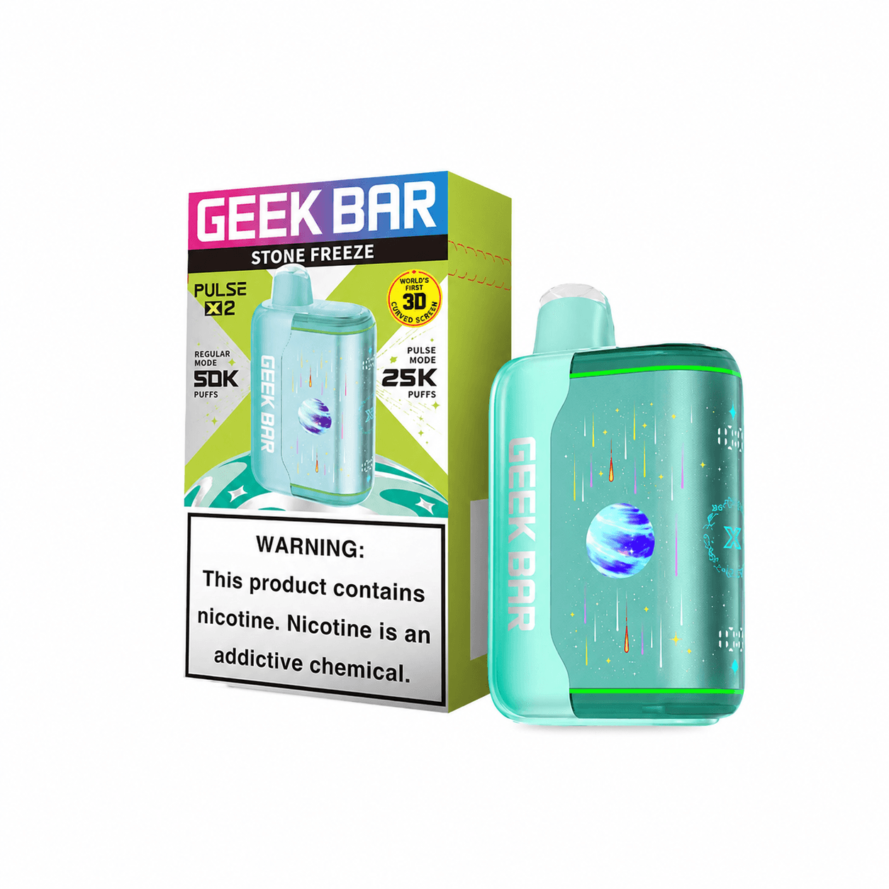 Stone Freeze Geek Bar Pulse X2 50K Disposable Vape