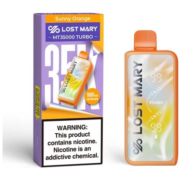 Sunny Orange Lost Mary MT35000 Turbo
