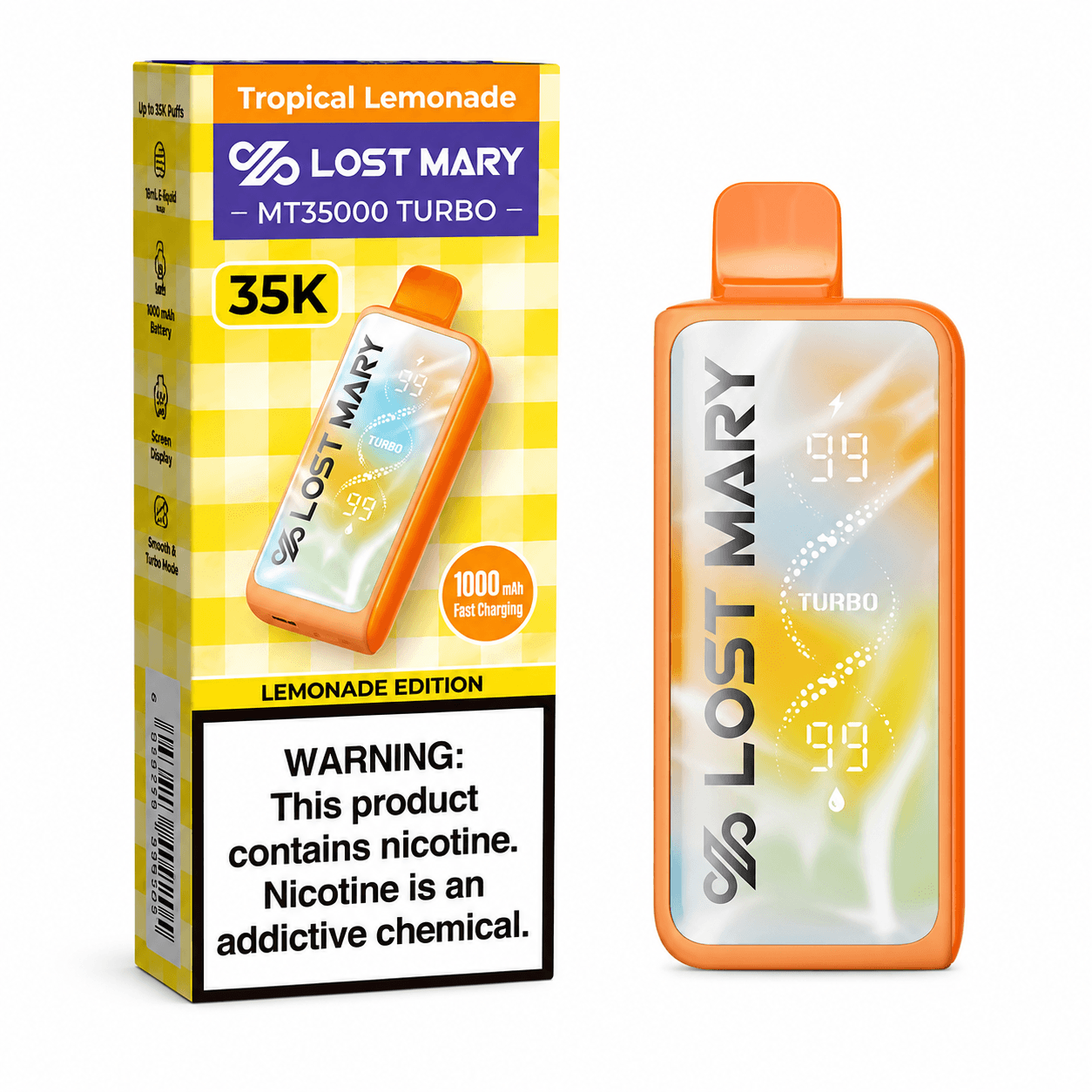 Tropical Lemonade Lost Mary MT35000 Turbo